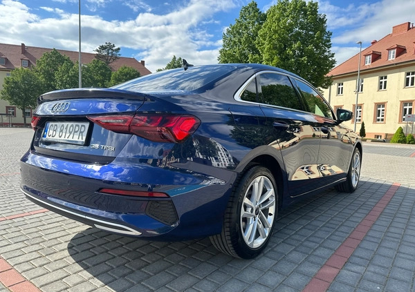 Audi A3 cena 137514 przebieg: 19452, rok produkcji 2023 z Piła małe 232